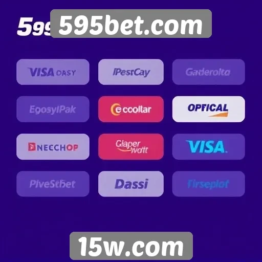 Métodos de pagamento disponíveis em 595bet.com
